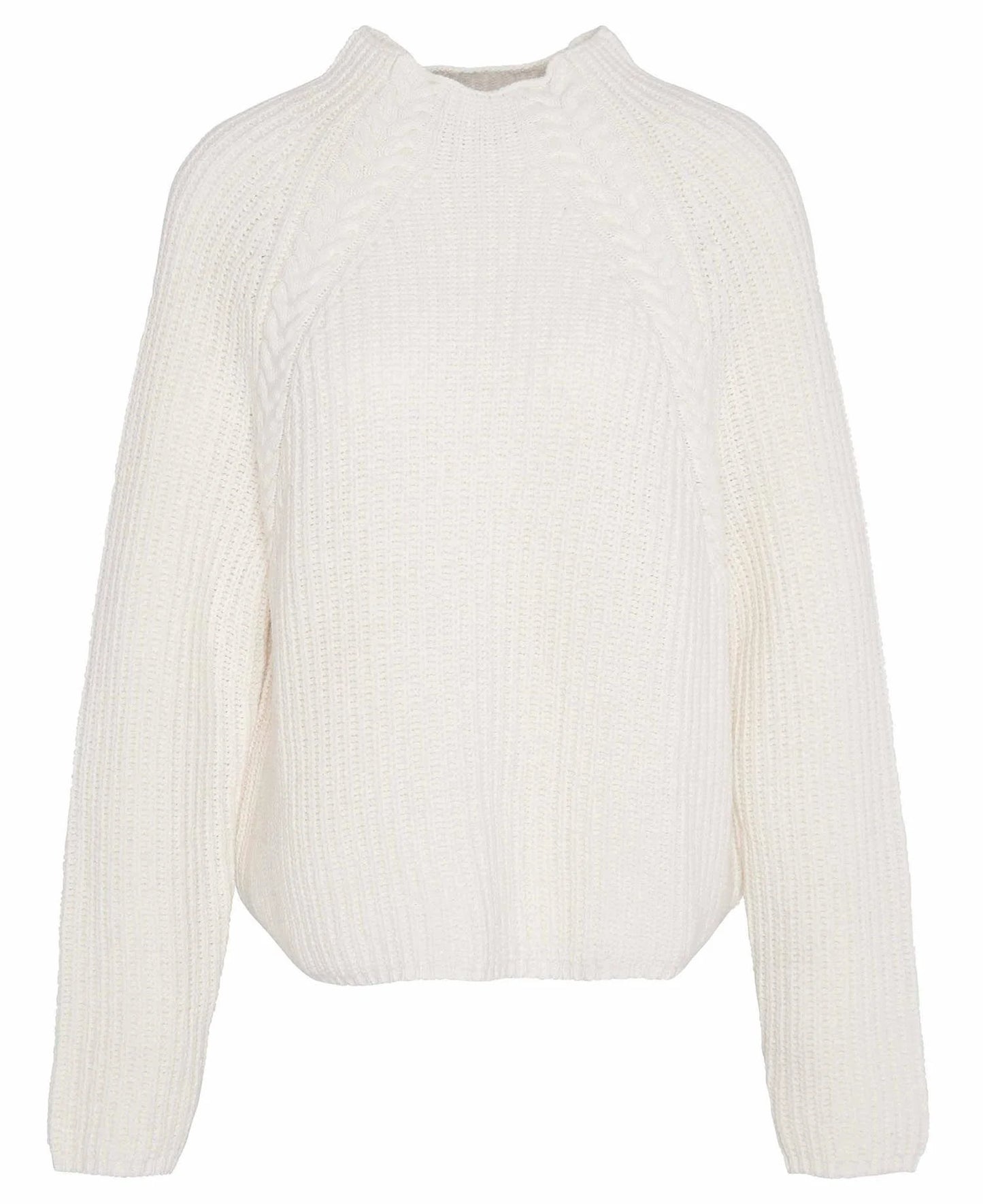 Womens Barbour Rhonda Knitted Jumper cloud