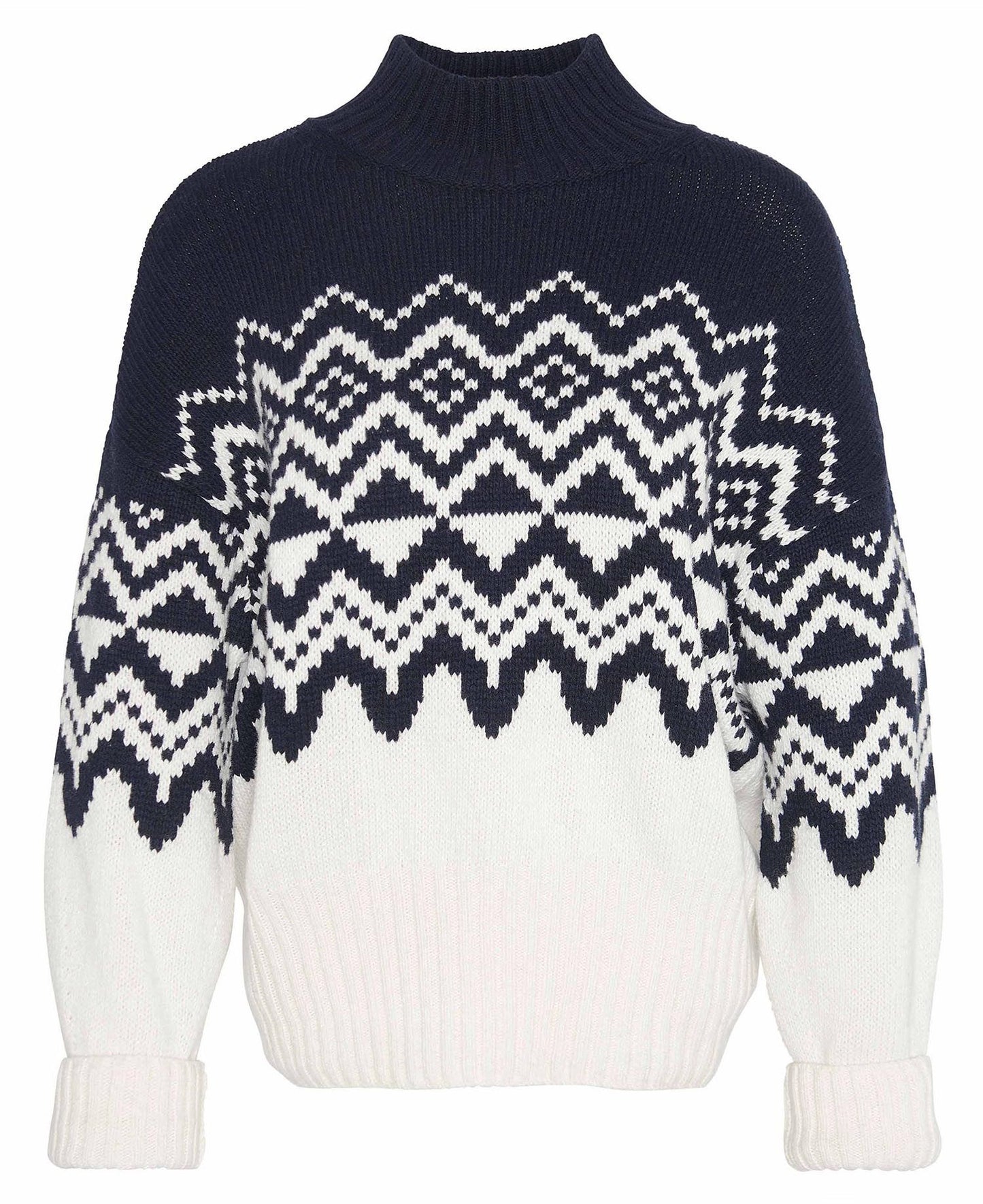 Womens Barbour Gwyn Knitted Jumper cloud