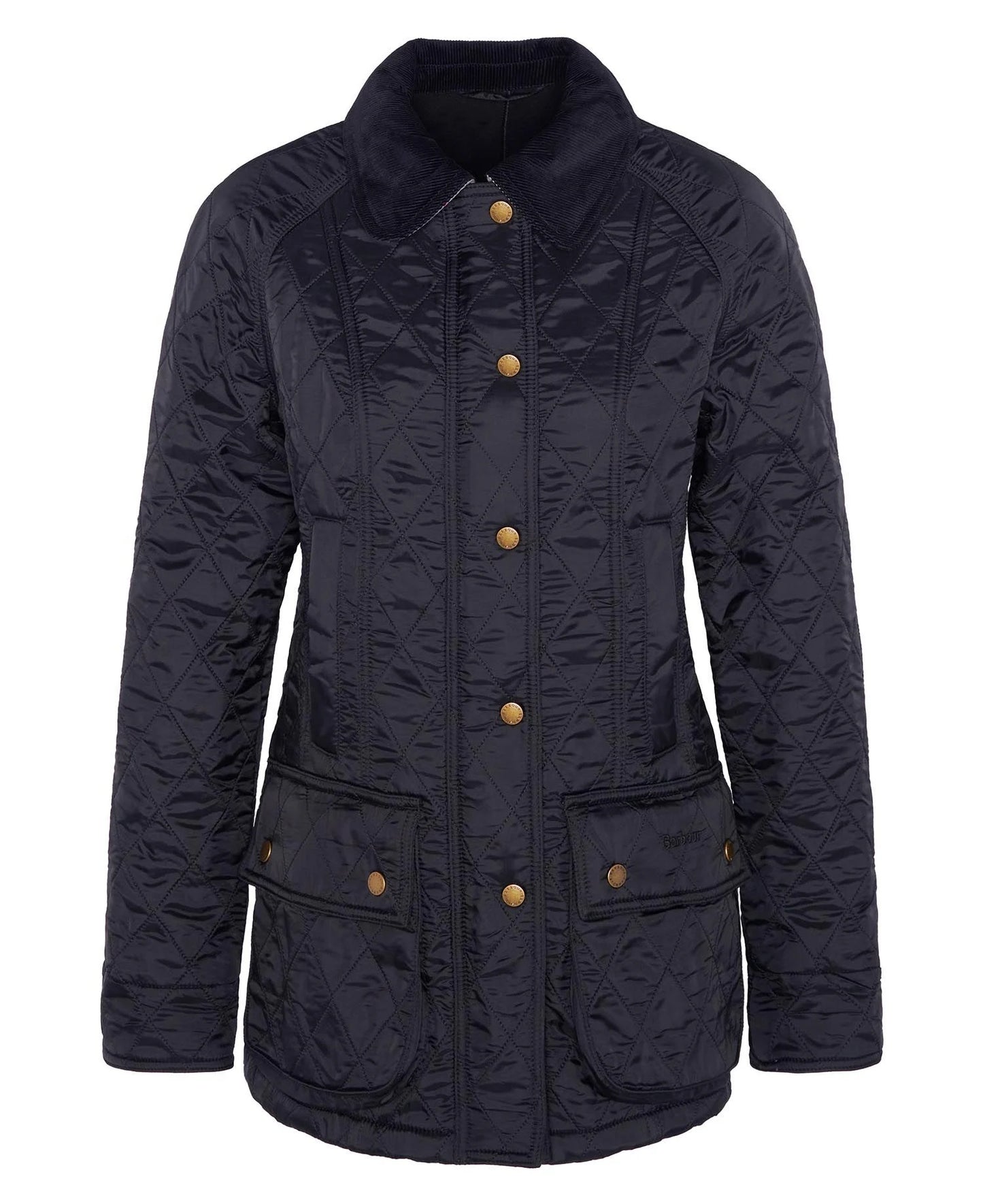Womens Barbour Beadnell Polarquilt Jacket black/black
