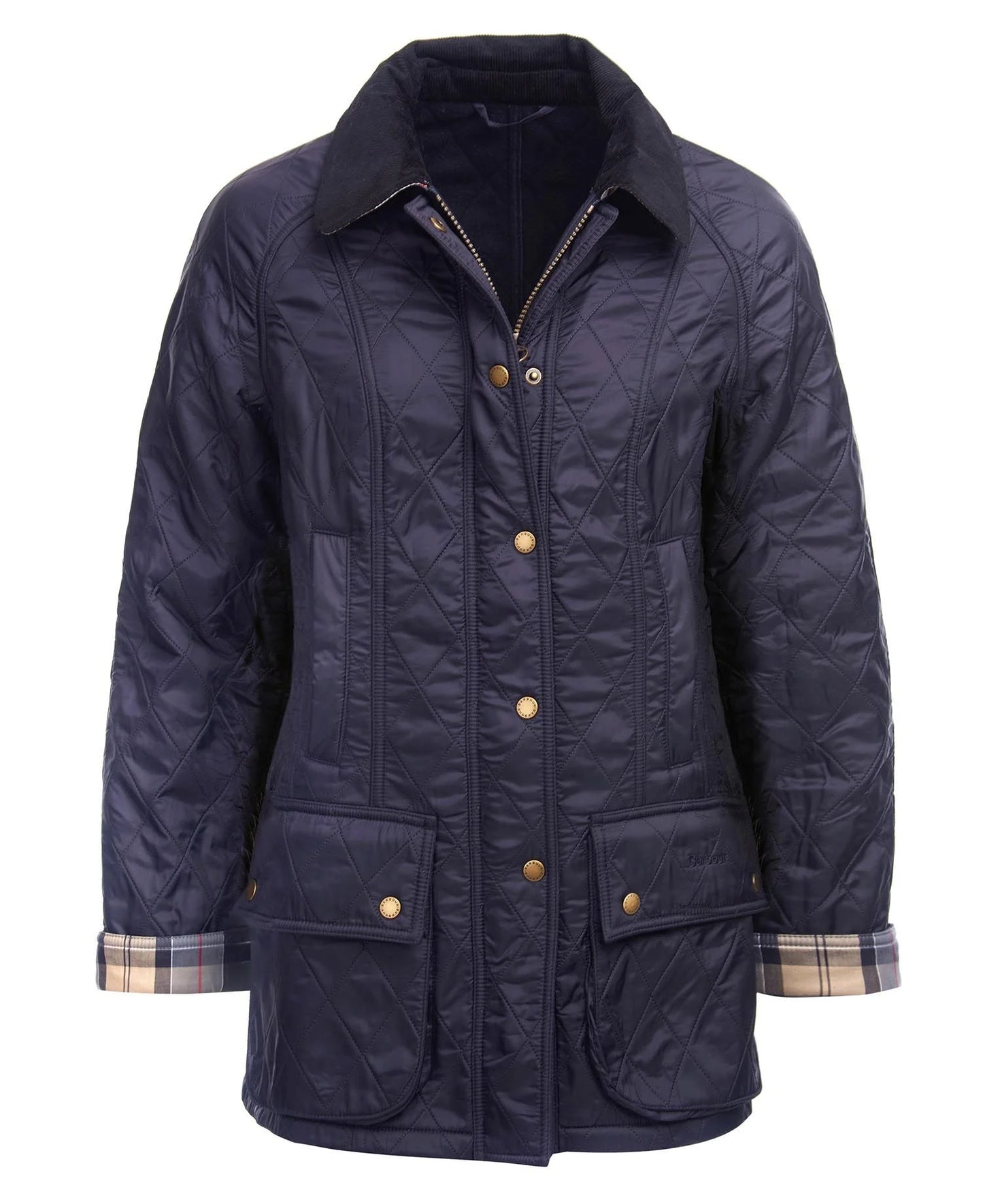 Womens Barbour Beadnell Polarquilt Jacket navy/navy