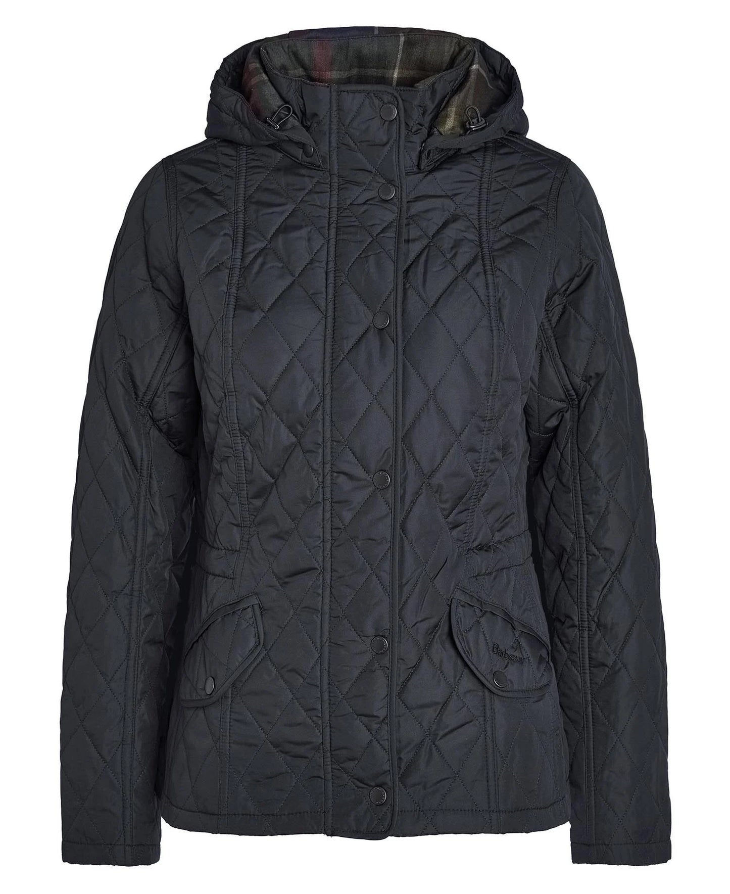 Womens Barbour Millfire Quilt black/classic