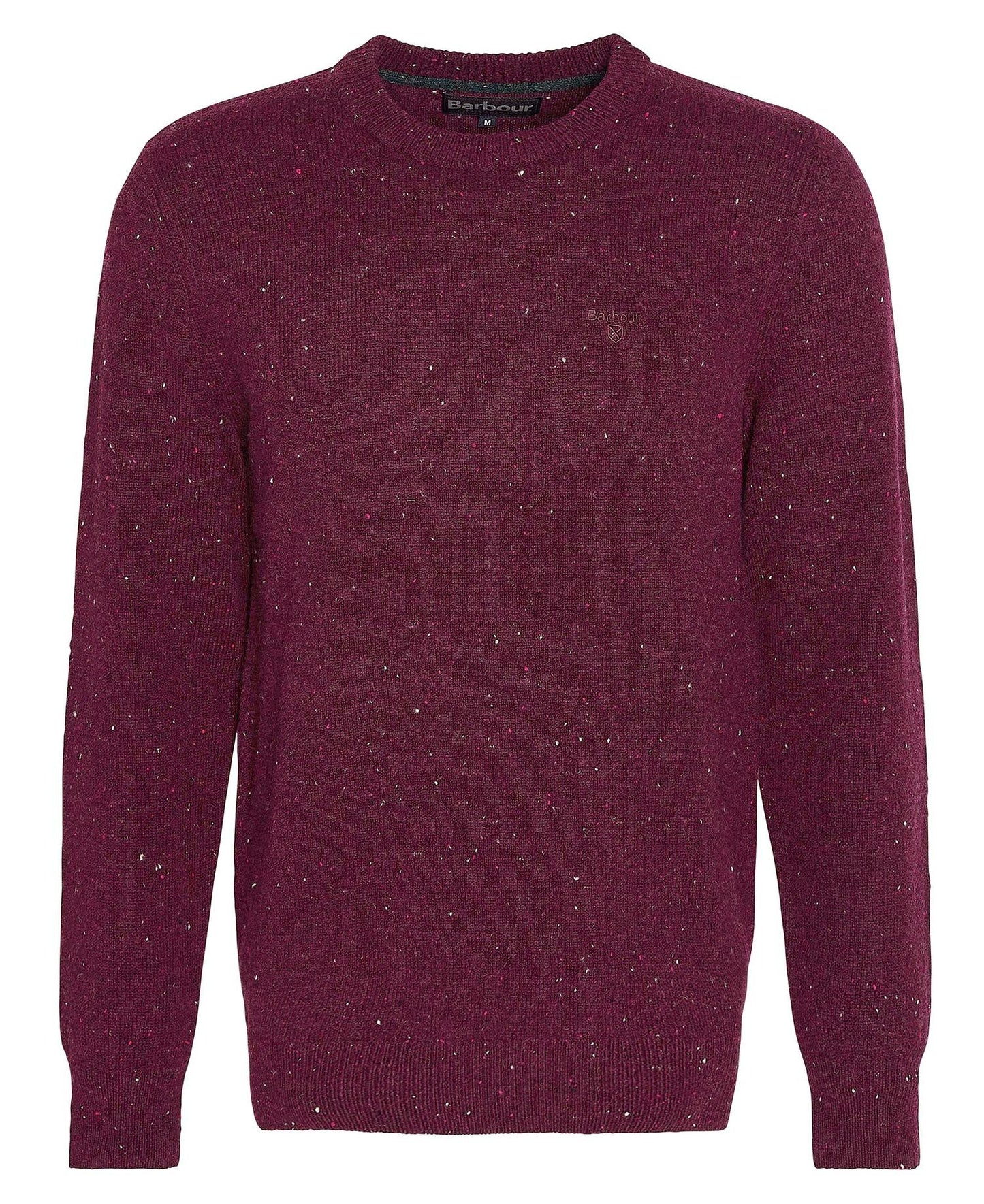 Mens Barbour Tainsbury Crew Neck Sweater merlot