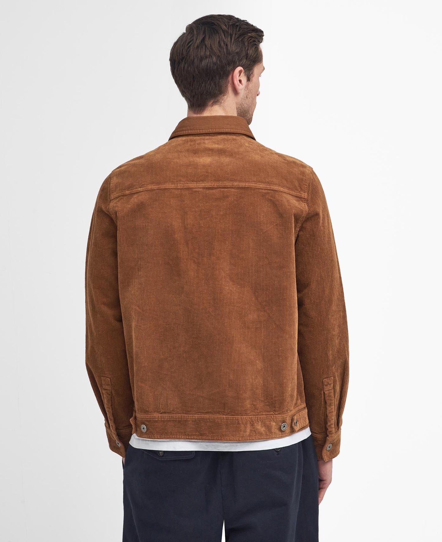 Mens Barbour Regular Garment Dyed Cord Overshirt