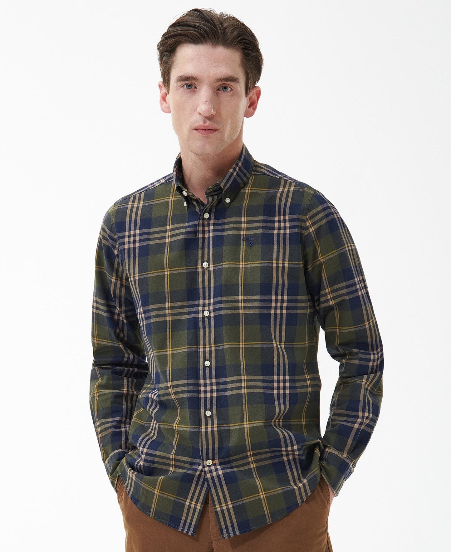 Mens Barbour Edgar Tailored Checked Shirt