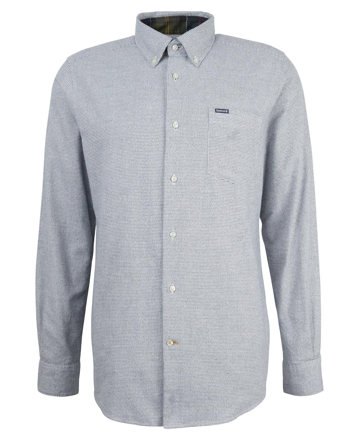Mens Barbour Turner Tailored Houndstooth Shirt