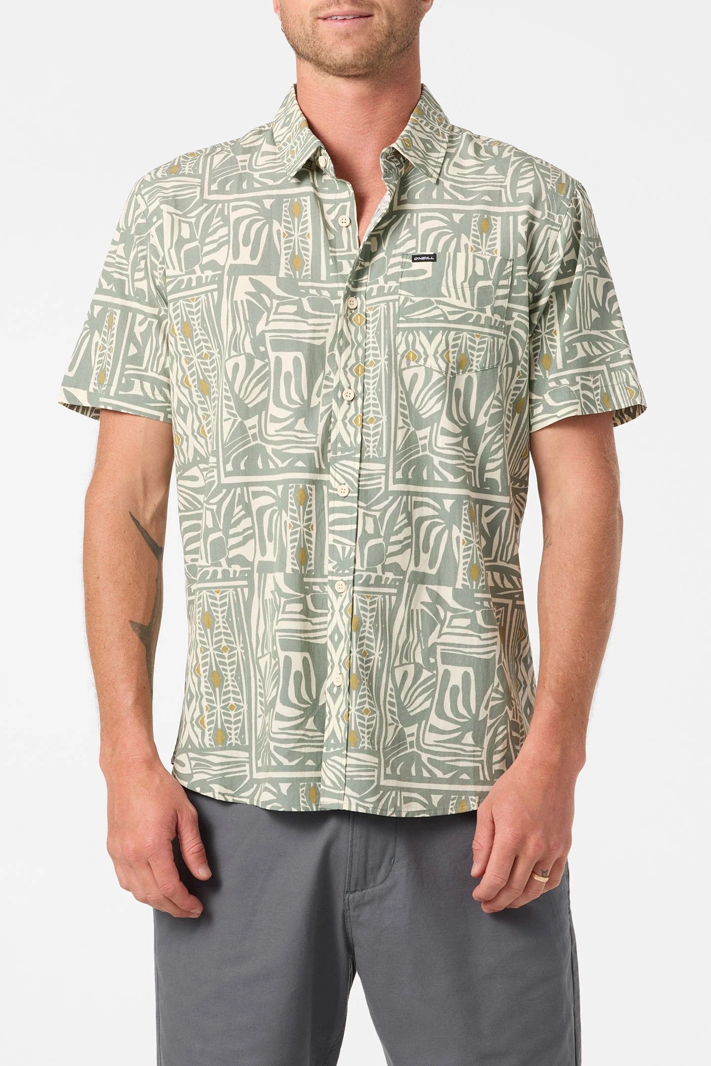M OASIS STANDARD SS WOVEN SHIRT