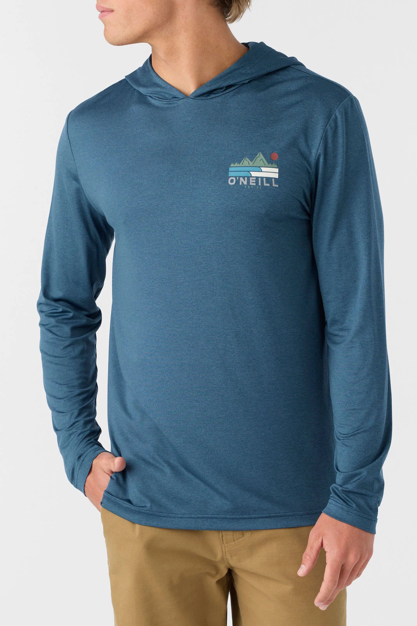 Mens Trvlr Upf Hooded L/s