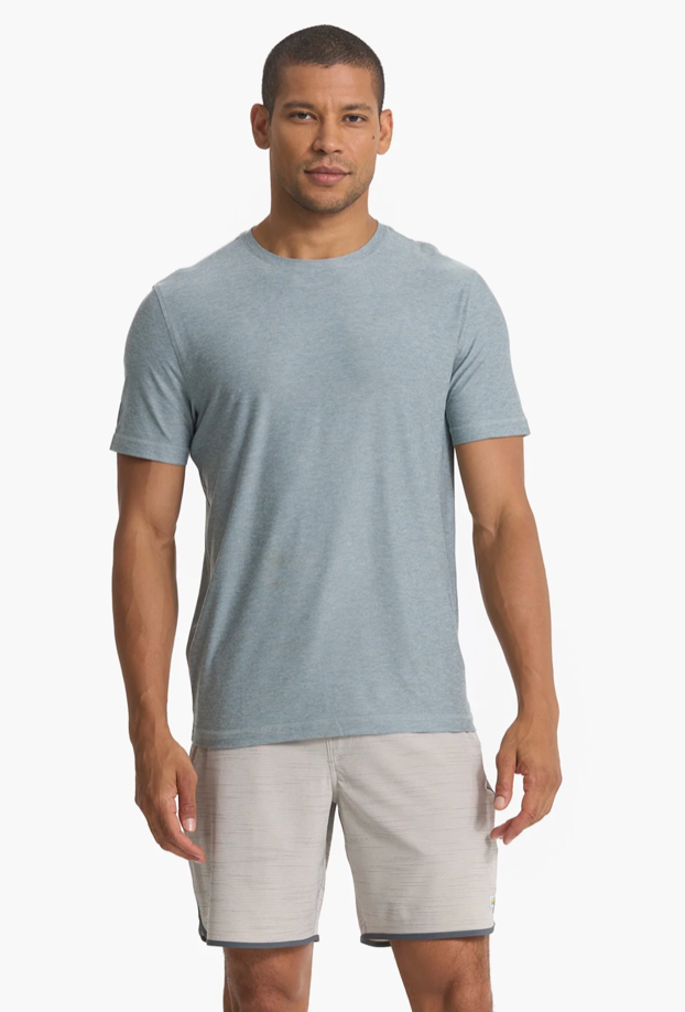 Vuori M Strato Tech Tee Aspen Heather