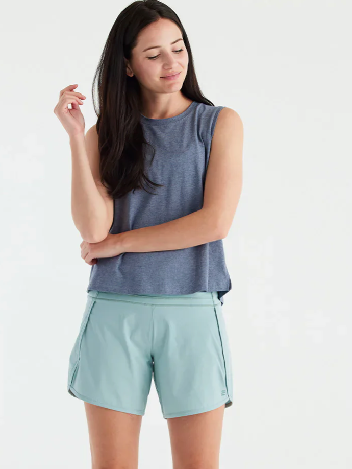 Free Fly Bamboo Current Tank Stonewash