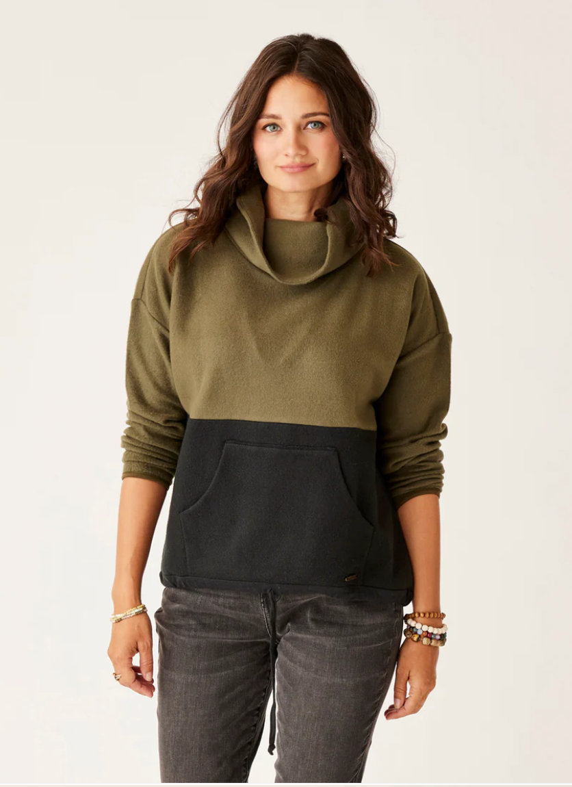 Womens Rowayton Colorblock Cowl Carve Designs