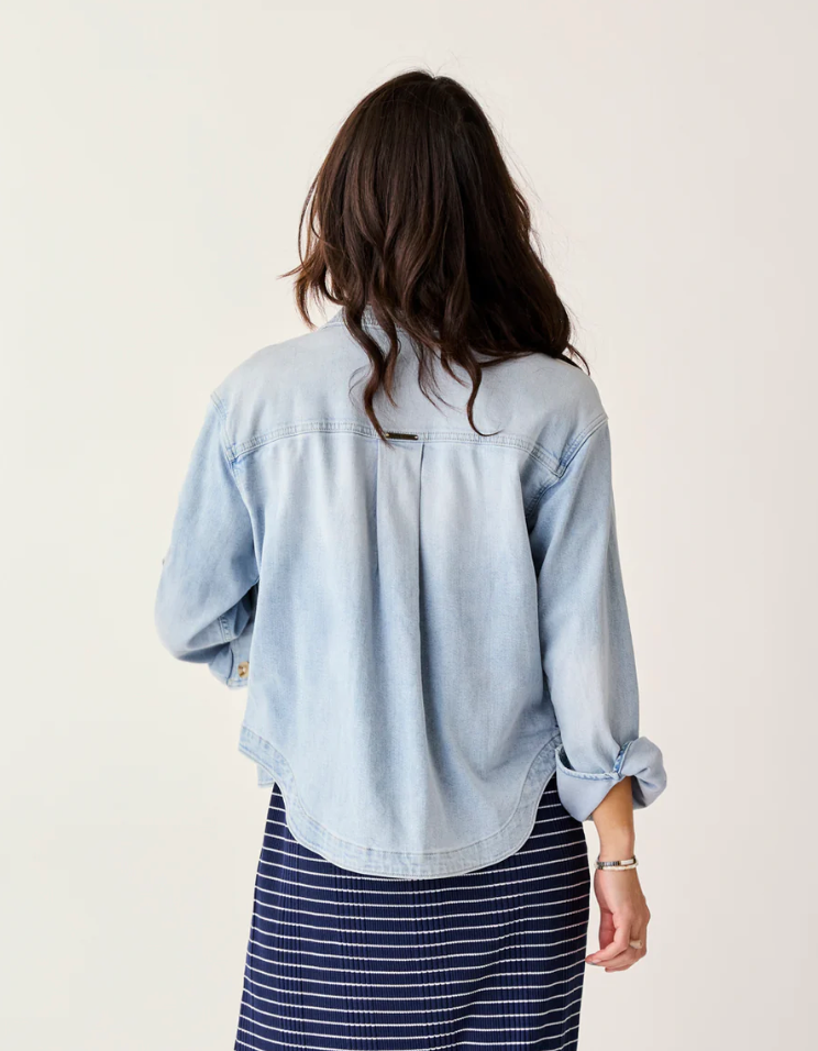 Womens Flora Denim Shacket