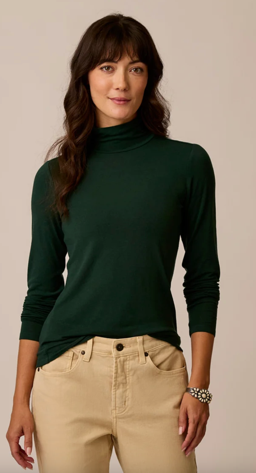 W Lea Tissue Turtleneck