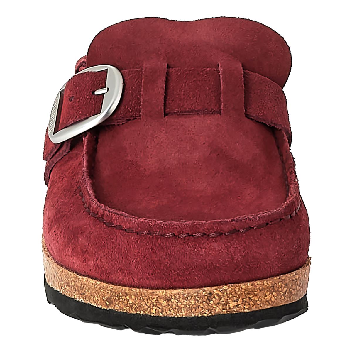 Birkenstock Womens Buckley Zinfandel Suede Narrow