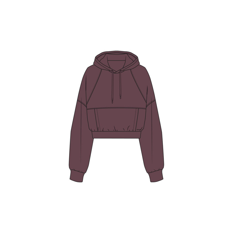 Prana Shea Hoodie Deep Vino