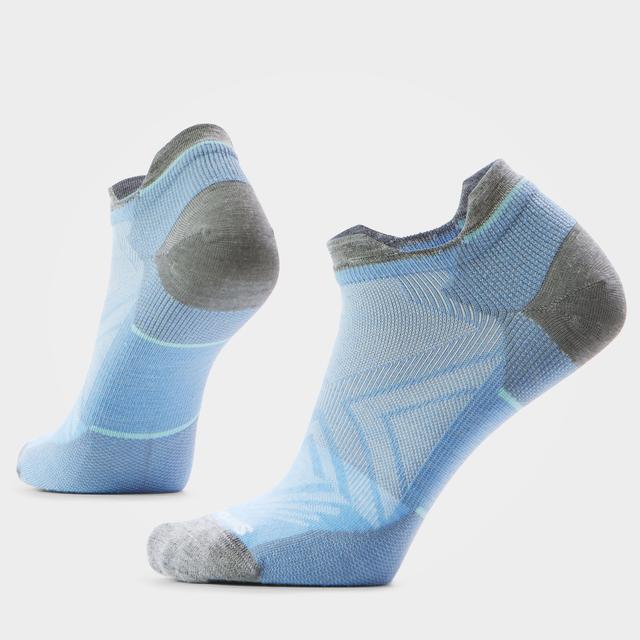Smartwool Run Zero Cushion Low Ankle Socks Serene Blue