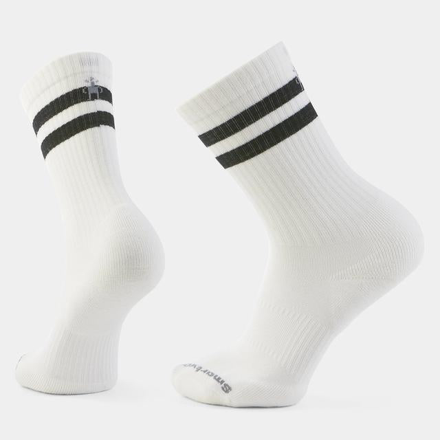 Unisex Everyday Athletic Striped Crew Socks Smartwool