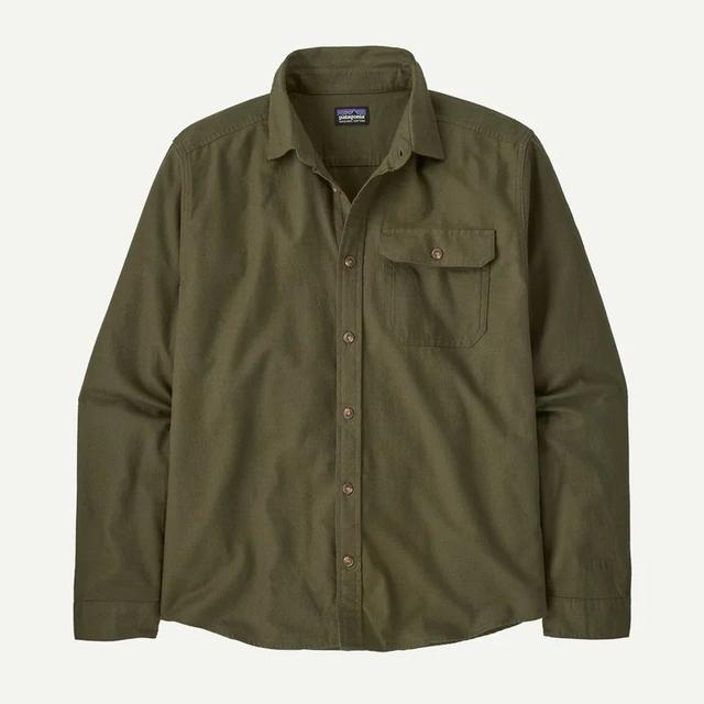 Patagonia L/s Lw Fjord Flannel Shirt Basin Green