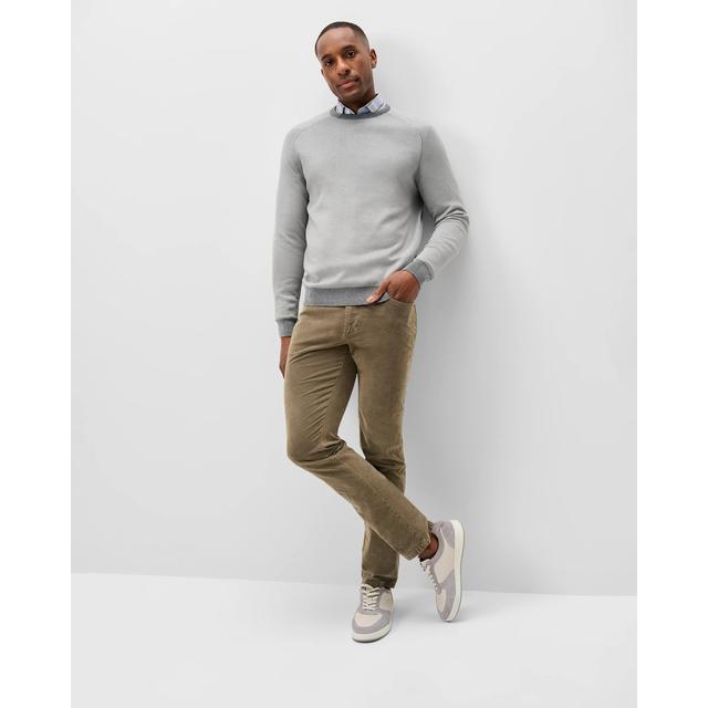 Johnnie-o Plaited Crewneck Sweater Shark