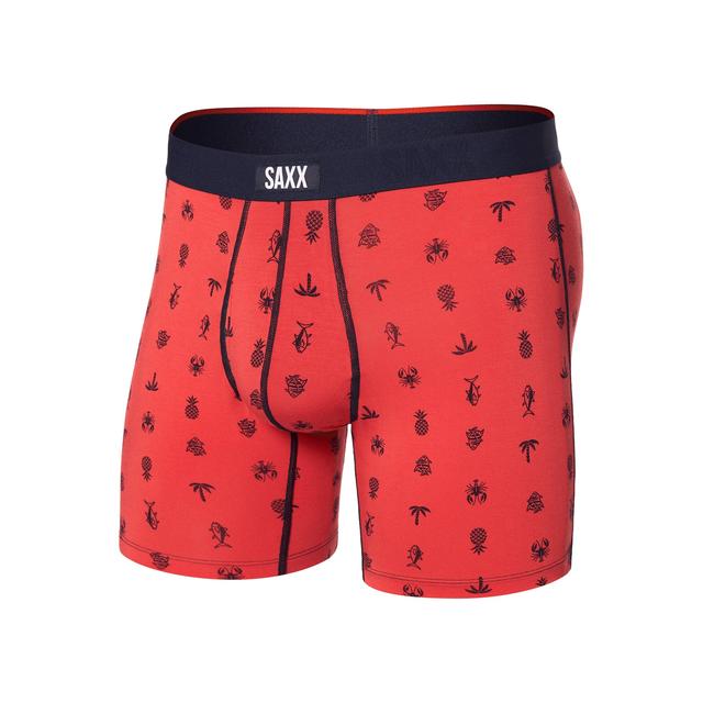 Saxx Vibe Xtra Summer Catch-Coral Red