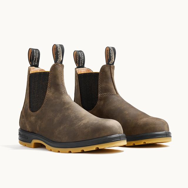 Blundstone Unisex Classics #1944 Rustic Brown / Mustard-Black