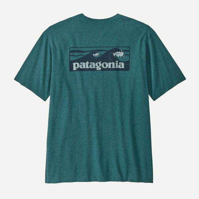 Patagonia Boardshort Logo Pocket Responsibili-tee Wetland Blue