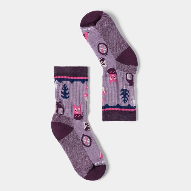 Smartwool ' Hike Critter Cache Crew Socks Purple Dawn