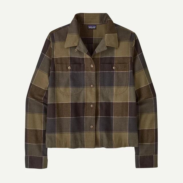 Patagonia Lightweight Fjord Flannel Camp Shirt Basin Green