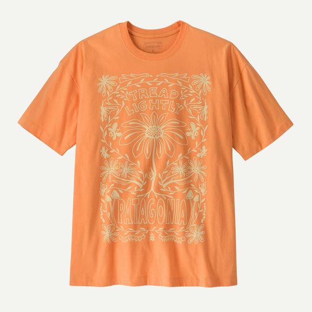 Patagonia Tread Lightly Oversized Organic T Shirt Heirloom Peach