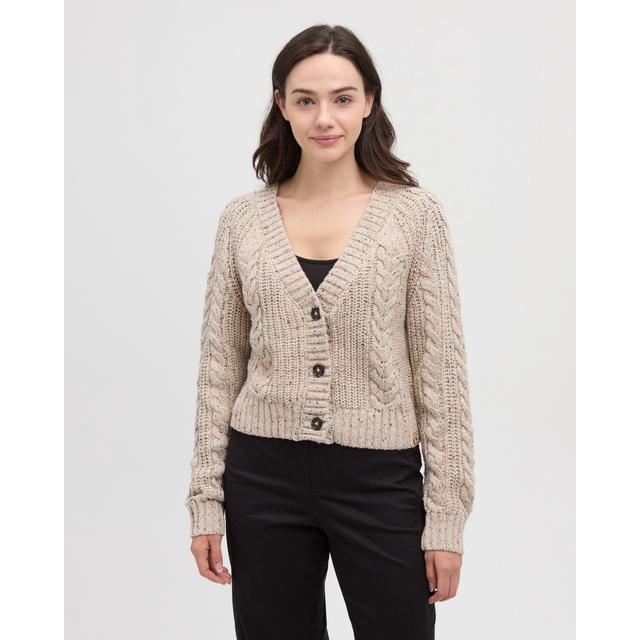 Tentree Stillwater Cardigan Pale Oak Heather Fleck
