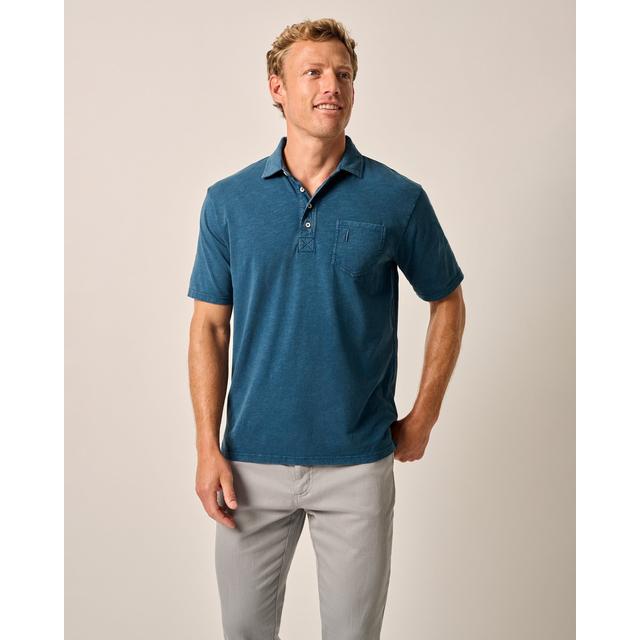Johnnie-o Original 4-button Polo - Coastal Wash (Pocket) Sport Navy