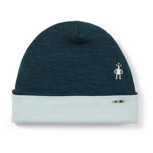 Thermal Merino Reversible Cuffed Beanie Charcoal Mtn Scape O/s Smartwool