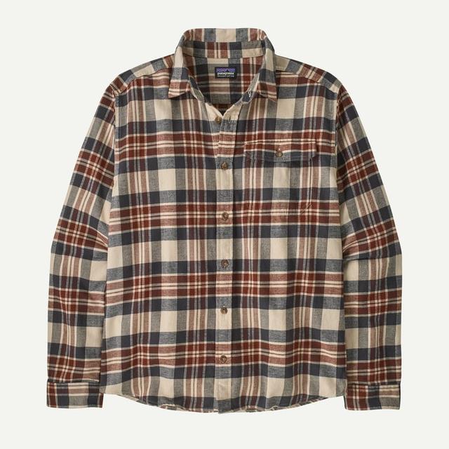 Patagonia L/s Lw Fjord Flannel Shirt Dried Vanilla