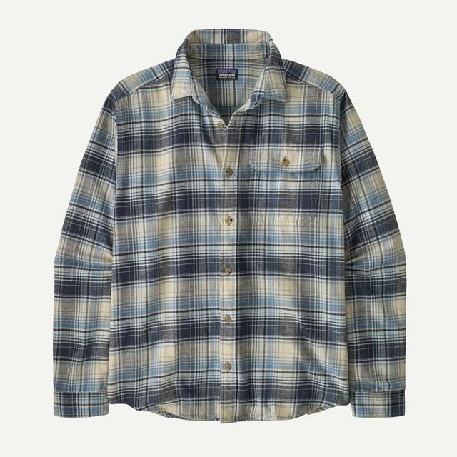 Patagonia L/s Lw Fjord Flannel Shirt Virtually Blue