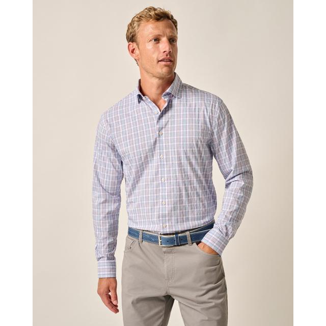 Mens Performance Button Up Shirt - Bruin JOHNNIE-O