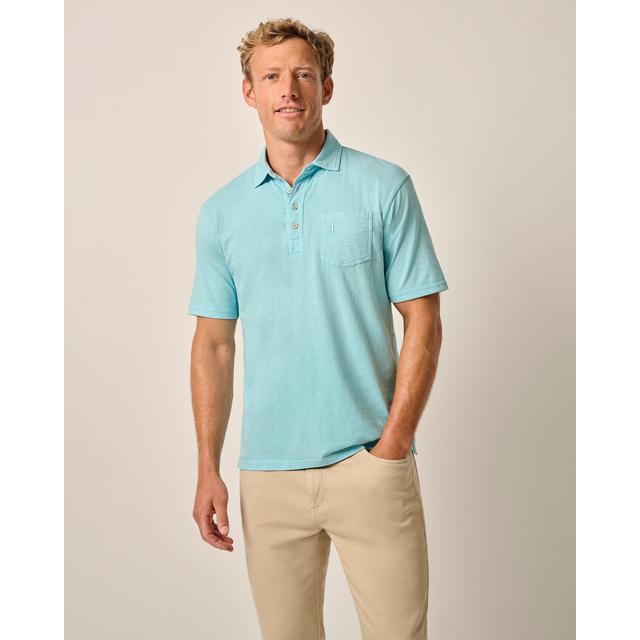 Johnnie-o Original 4-button Polo - Coastal Wash (Pocket) Permafrost