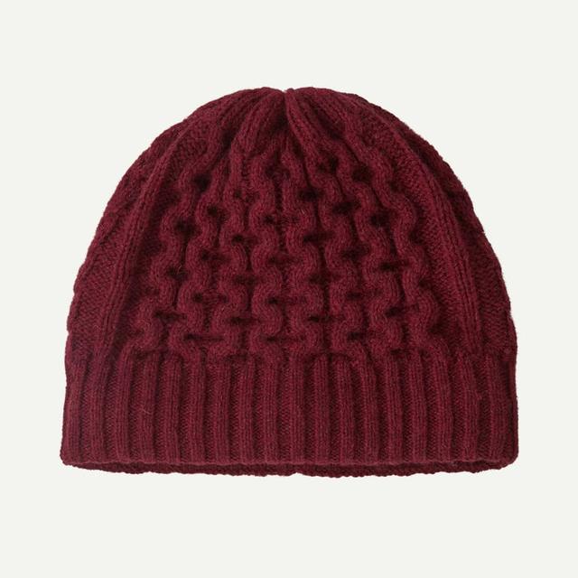 Patagonia Coastal Cable Beanie Dark Ruby