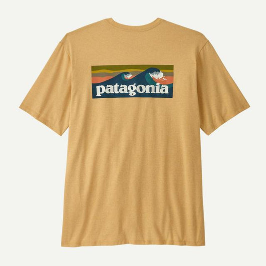 Patagonia Boardshort Logo Pocket Responsibili-tee Beeswax Tan