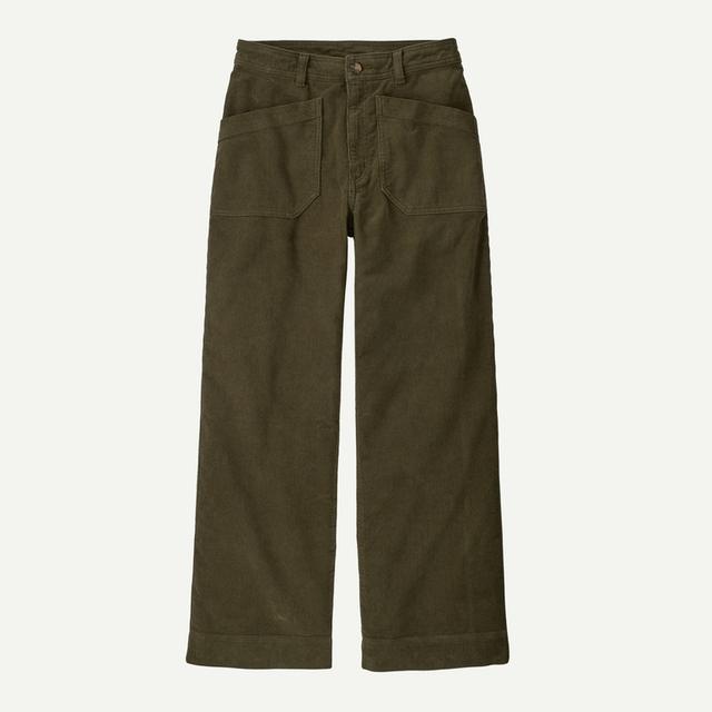 Patagonia Wide Leg Cord Pants Basin Green