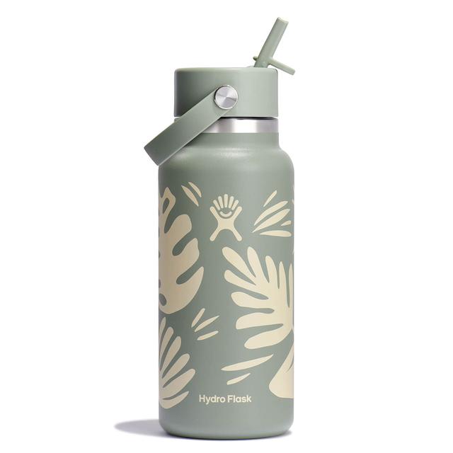 Hydro Flask 32 Oz Wide Mouth With Flex Straw Cap Botanical Bliss