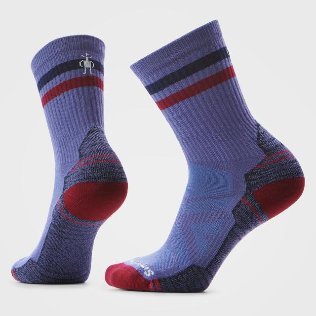 Smartwool Hike Tube Stripe Crew Socks Nightfall Blue
