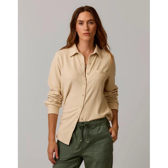 Carve Designs Denise Rib Turtleneck Birch Stripe