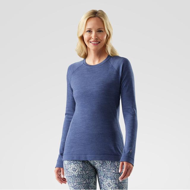 Smartwool Classic Thermal Merino Base Layer Crew Nightfall Blue Heather