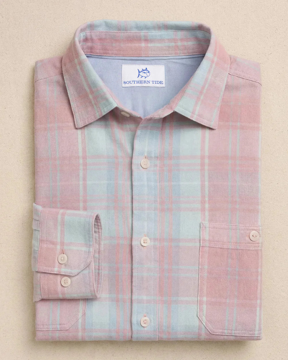 M LS Double Cloth Salter Path Plaid Sportshirt