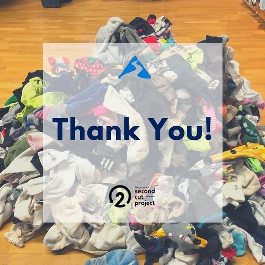 Trail Creek Outfitters Collects 66 lbs. of Socks for Smartwool Second Cut Project