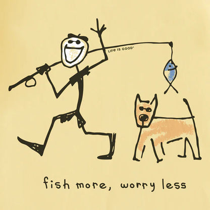 Mens Ss Crusher Tee Jake & Rocket Karma Fish