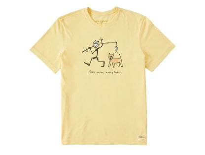 Mens Ss Crusher Tee Jake & Rocket Karma Fish
