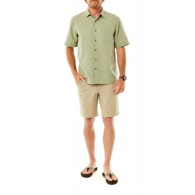 Royal Robbins M Desert Pucker Dry Short Sleeve LT OLIVE