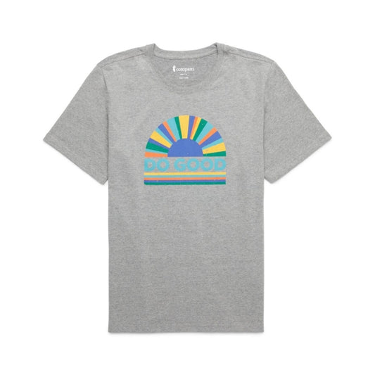 Cotopaxi M Sunrise Organic T-shirt Heather Grey