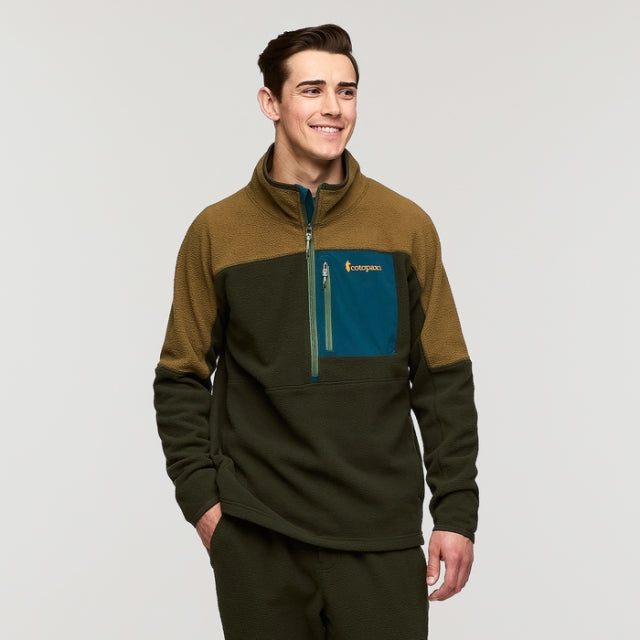 Cotopaxi M Abrazo Fleece Half-zip Jacket Live Oak and Woods