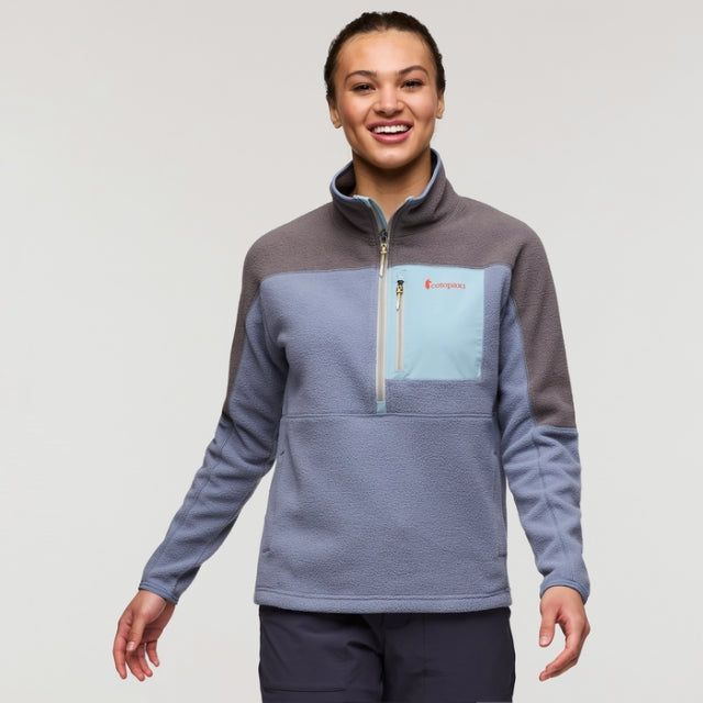 Cotopaxi W Abrazo Fleece Half-zip Jacket Cinder and Tempest
